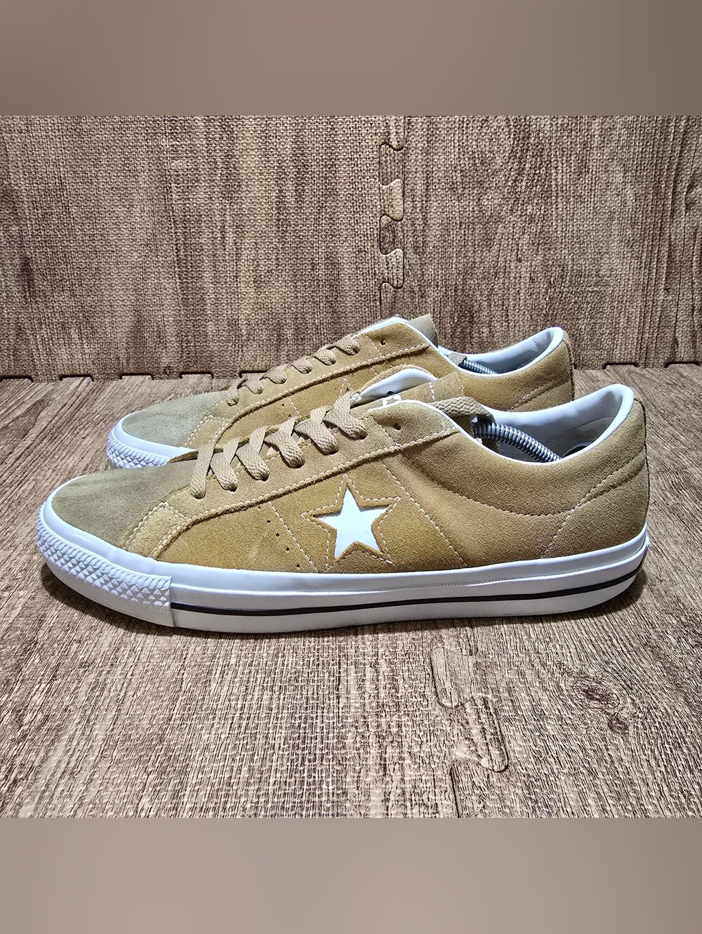 Converse One Star Pro Ox Low Top Wheat/White-Black Mens Size 10 171979C